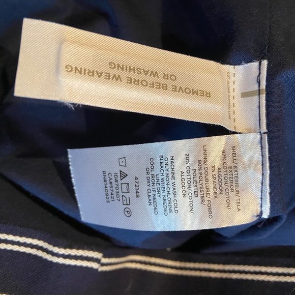 ✨💙Blue and White Loft Skirt💙✨ - Picture 6 of 7